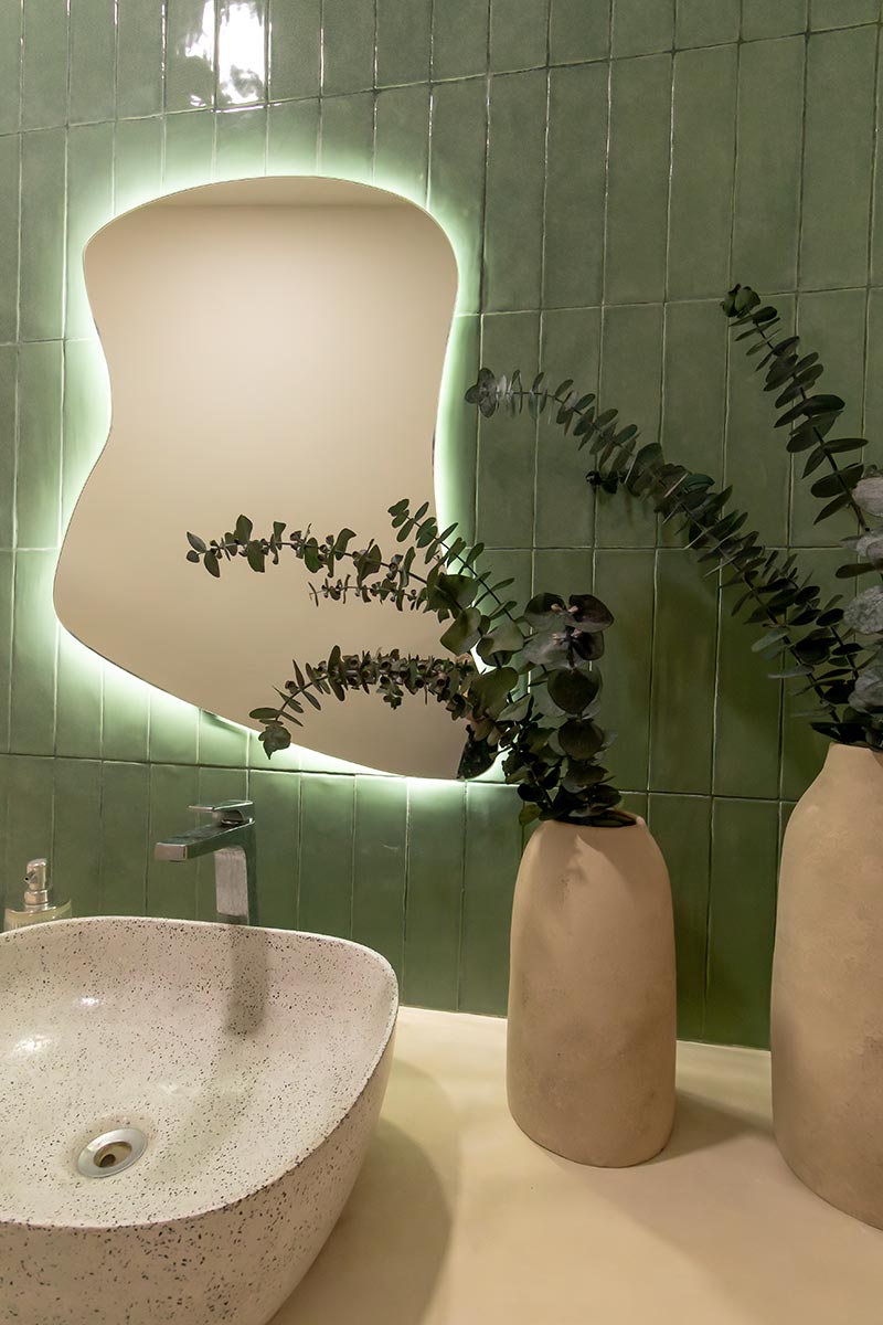 Lavabo en instalaciones de Clínica Dental Humma en Mérida, Yucatán